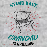 Stand Back Grandad Is Grilling Sweatshirt thumb 2