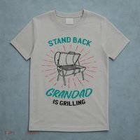 Stand Back Grandad Is Grilling T-Shirt thumb 5