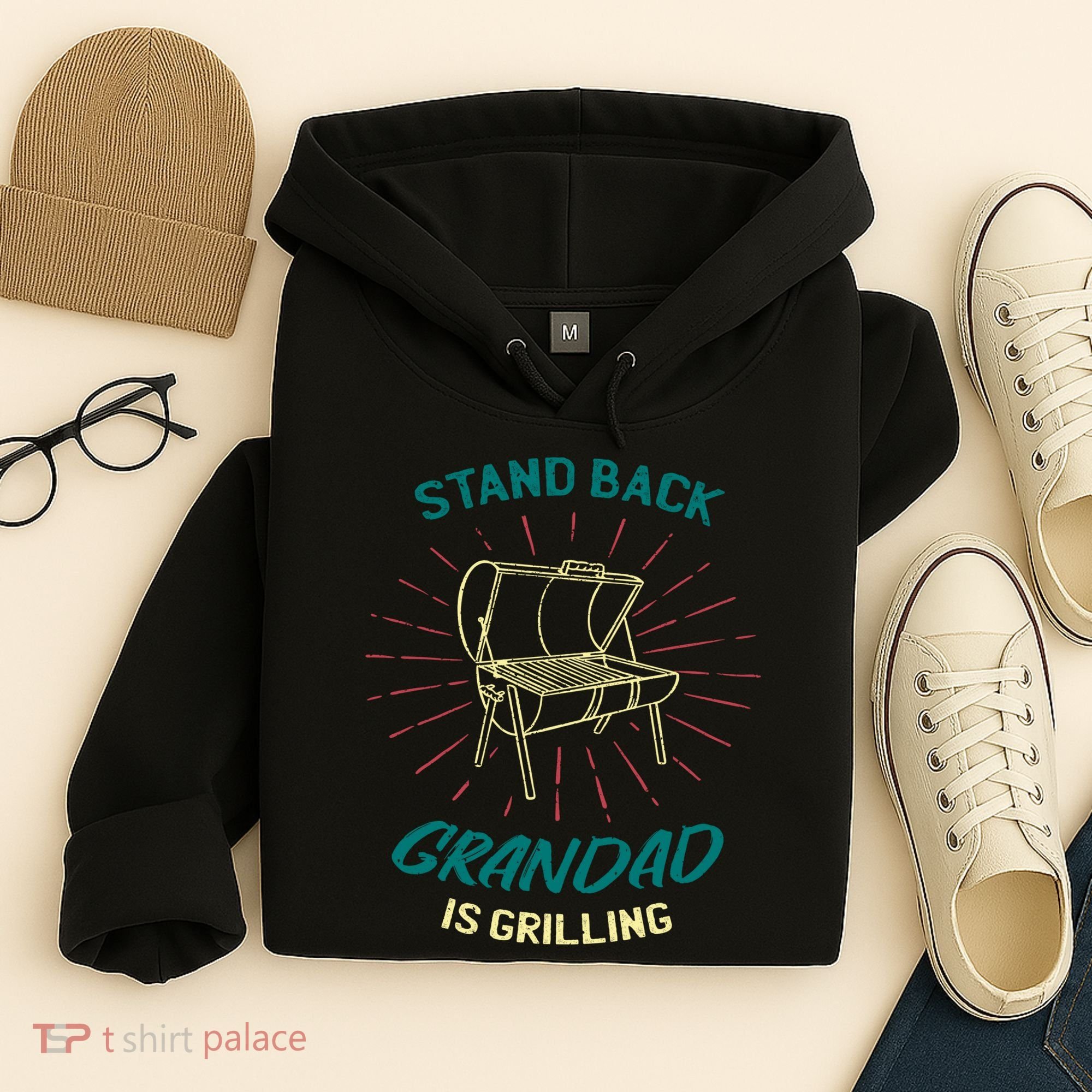 Stand Back Grandad Is Grilling Hoodie