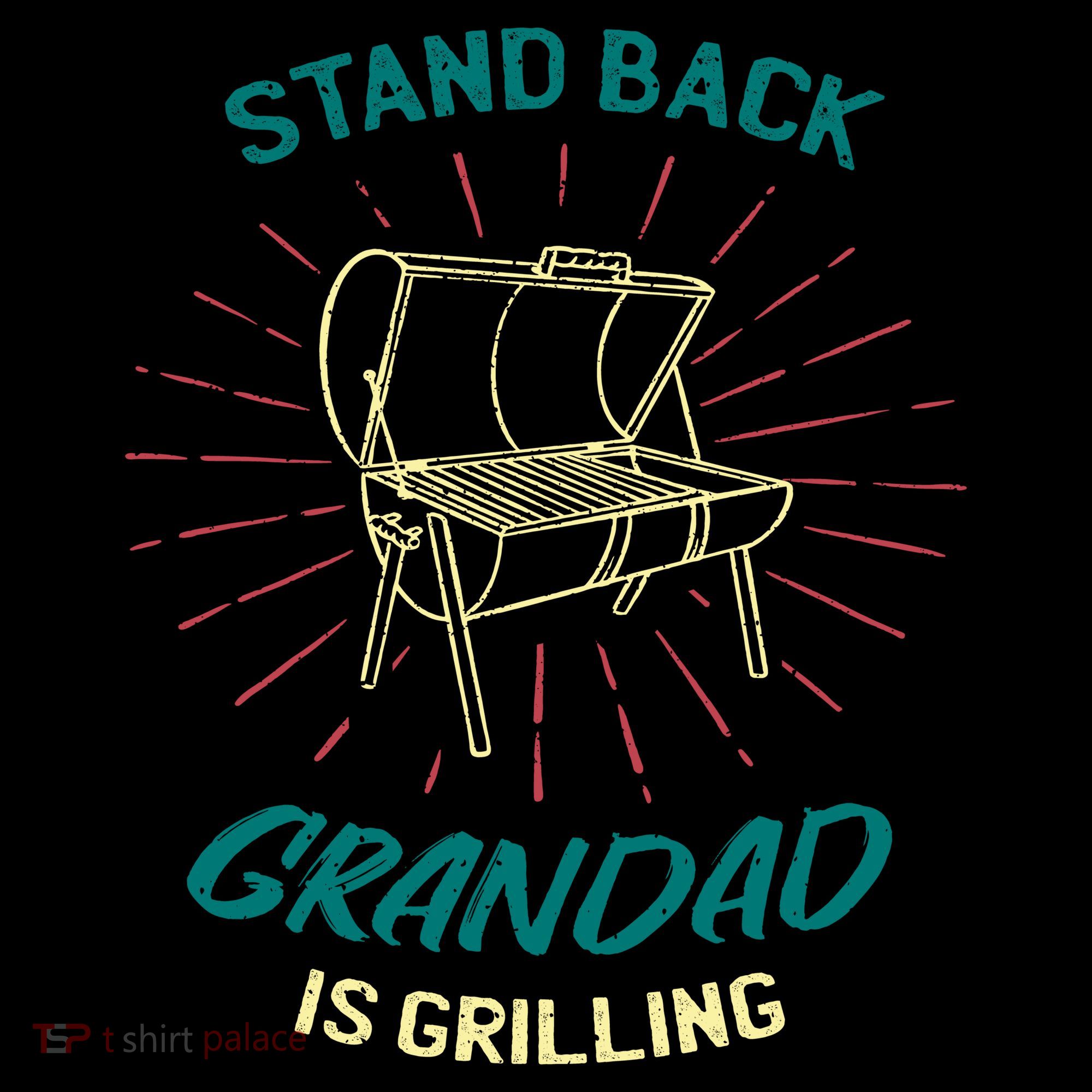 Stand Back Grandad Is Grilling Hoodie