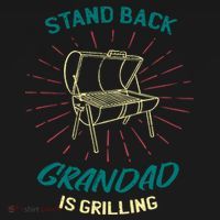 Stand Back Grandad Is Grilling Button thumb 1