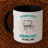 Stand Back Grandad Is Grilling Coffee Mug thumb 2