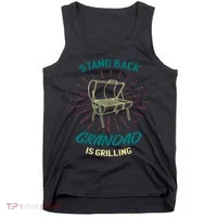 Stand Back Grandad Is Grilling Tank Top thumb 0