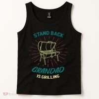 Stand Back Grandad Is Grilling Tank Top thumb 2