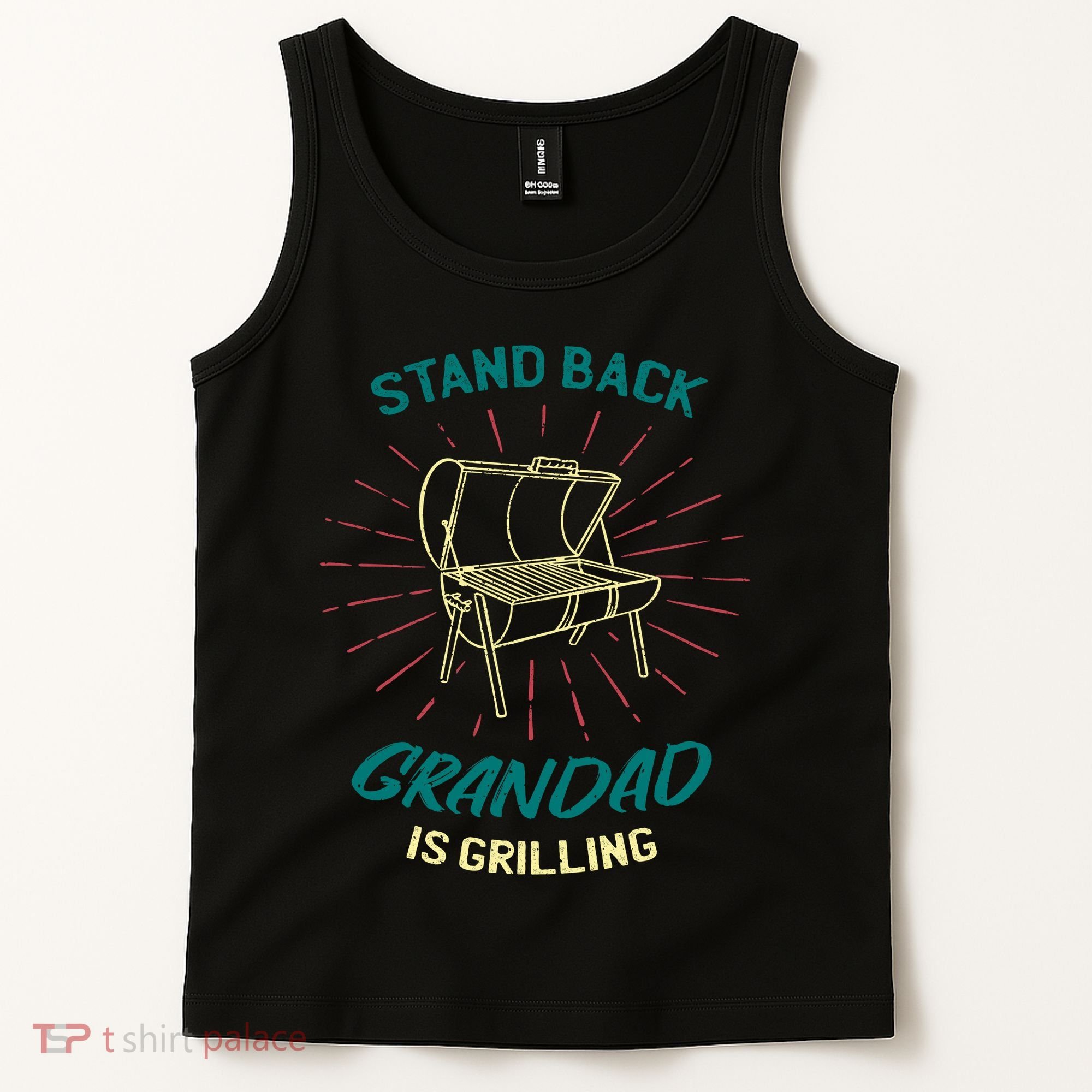 Stand Back Grandad Is Grilling Tank Top