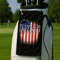 Stand For Freedom Golf Towel thumb 2