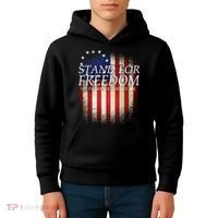Stand For Freedom Kids Hoodie thumb 4