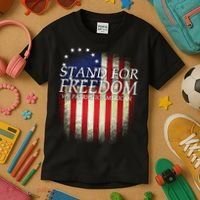 Stand For Freedom Kids T-Shirt thumb 3