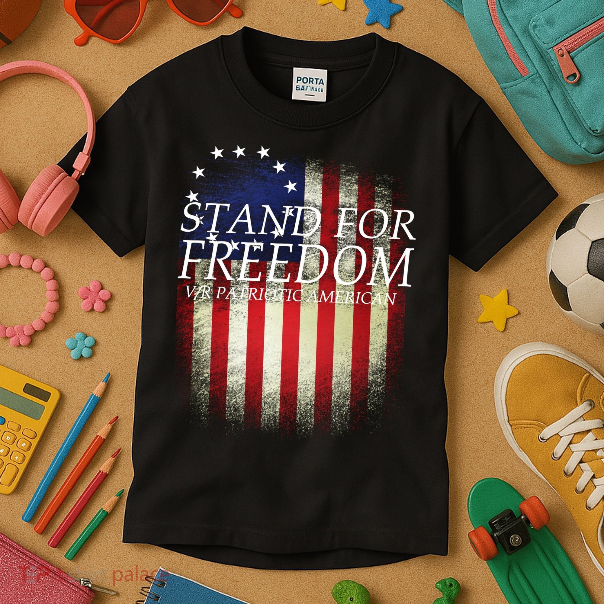 Stand For Freedom Kids T-Shirt