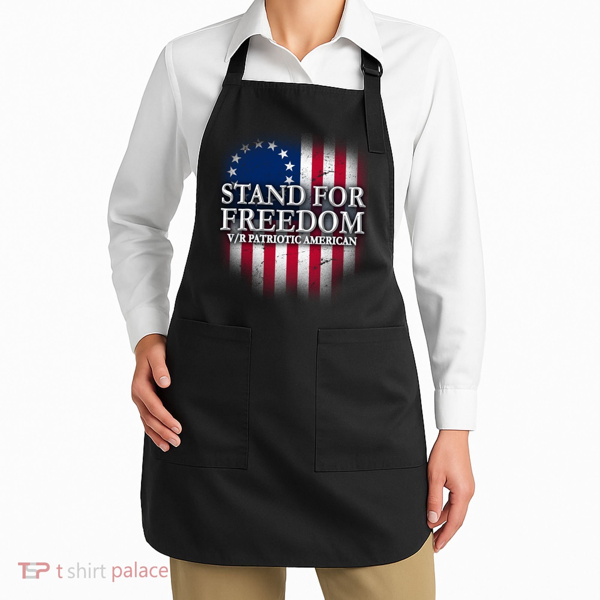 Stand For Freedom V/R Patriotic American Apron