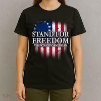 Stand For Freedom V/R Patriotic American T-Shirt thumb 4