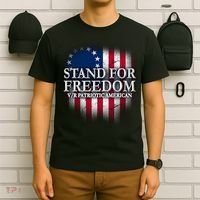Stand For Freedom V/R Patriotic American T-Shirt thumb 6