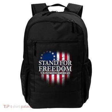 Stand For Freedom V/R Patriotic American Backpack