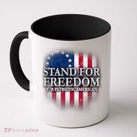 Stand For Freedom V/R Patriotic American Coffee Mug thumb 0