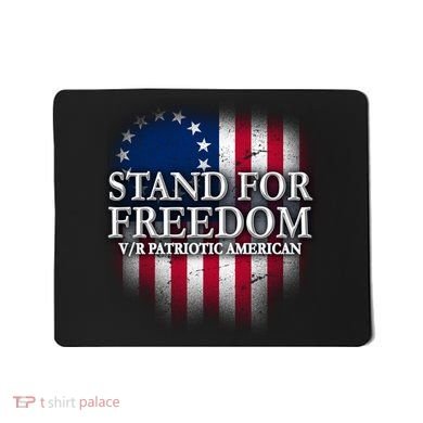 Stand For Freedom V/R Patriotic American Mousepad