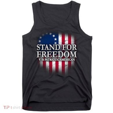 Stand For Freedom V/R Patriotic American Tank Top