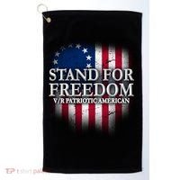 Stand For Freedom V/R Patriotic American Golf Towel thumb 0