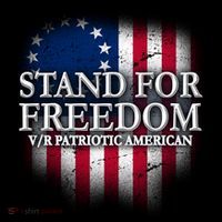 Stand For Freedom V/R Patriotic American Women's T-Shirt thumb 6