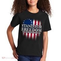 Stand For Freedom V/R Patriotic American Kids T-Shirt thumb 2