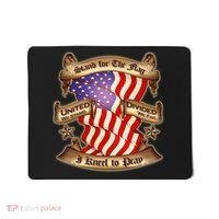 Stand For The Flag I Kneel To Pray United We Stand Divided We Fail Mousepad thumb 0