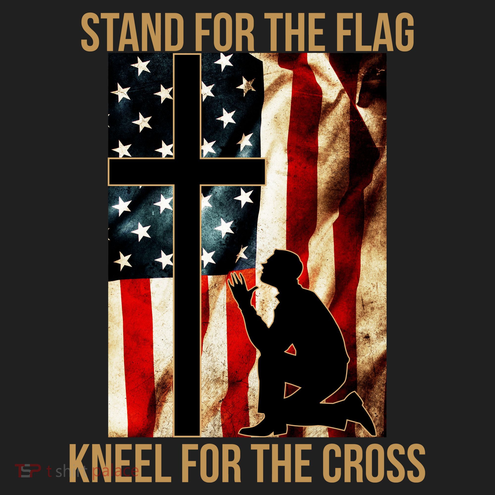 Stand For the Flag Kneel for the Cross Women's Sweatshirt