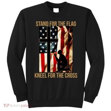 Stand For the Flag Kneel for the Cross Sweatshirt