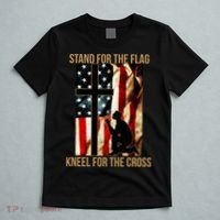 Stand For the Flag Kneel for the Cross T-Shirt thumb 5
