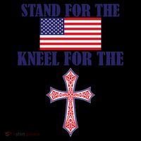 Stand For the Flag Kneel For the Cross National Anthem Coffee Mug thumb 5