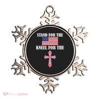 Stand For the Flag Kneel For the Cross National Anthem Ornament thumb 0