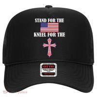Stand For the Flag Kneel For the Cross National Anthem Hat thumb 0