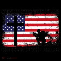 Stand For the Flag Kneel for the Cross USA Army Coffee Mug thumb 5