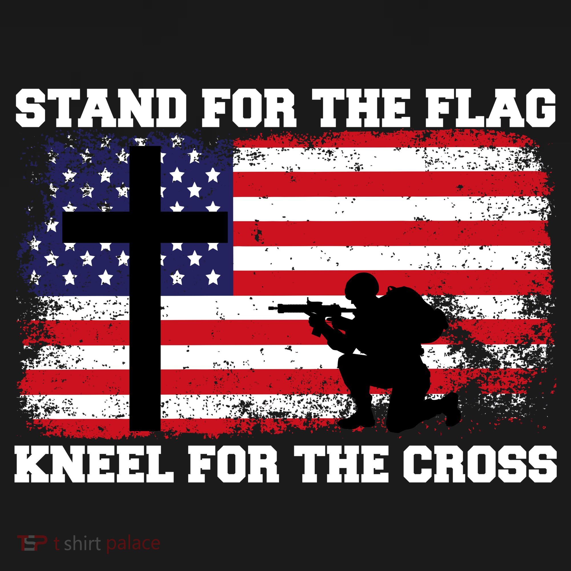 Stand For the Flag Kneel for the Cross USA Army Women's Hoodie