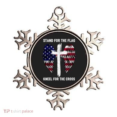 Stand For The Flag Kneel For The Cross USA Eagle Ornament