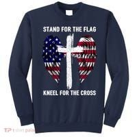 Stand For The Flag Kneel For The Cross USA Eagle Sweatshirt thumb 0