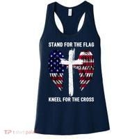 Stand For The Flag Kneel For The Cross USA Eagle Women's Tank Top thumb 0