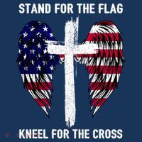 Stand For The Flag Kneel For The Cross USA Eagle Visor thumb 3