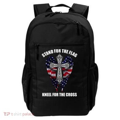 Stand For the Flag Kneel for the Cross USA Eagle Wings Backpack