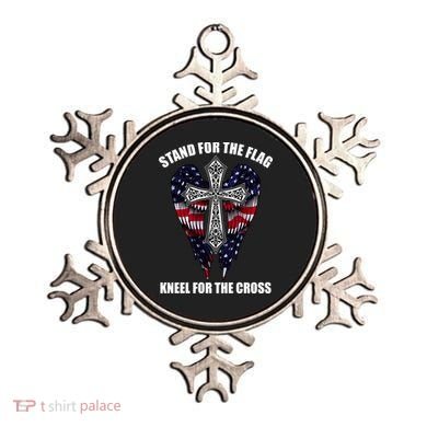 Stand For the Flag Kneel for the Cross USA Eagle Wings Ornament