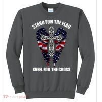 Stand For the Flag Kneel for the Cross USA Eagle Wings Sweatshirt thumb 0