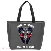 Stand For the Flag Kneel for the Cross USA Eagle Wings Tote Bag thumb 0