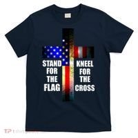 Stand For the Flag Kneel for the Cross USA FLAG T-Shirt thumb 0