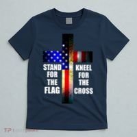 Stand For the Flag Kneel for the Cross USA FLAG T-Shirt thumb 5