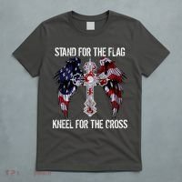 Stand For The Flag Kneel For The Cross USA National Anthem T-Shirt thumb 5