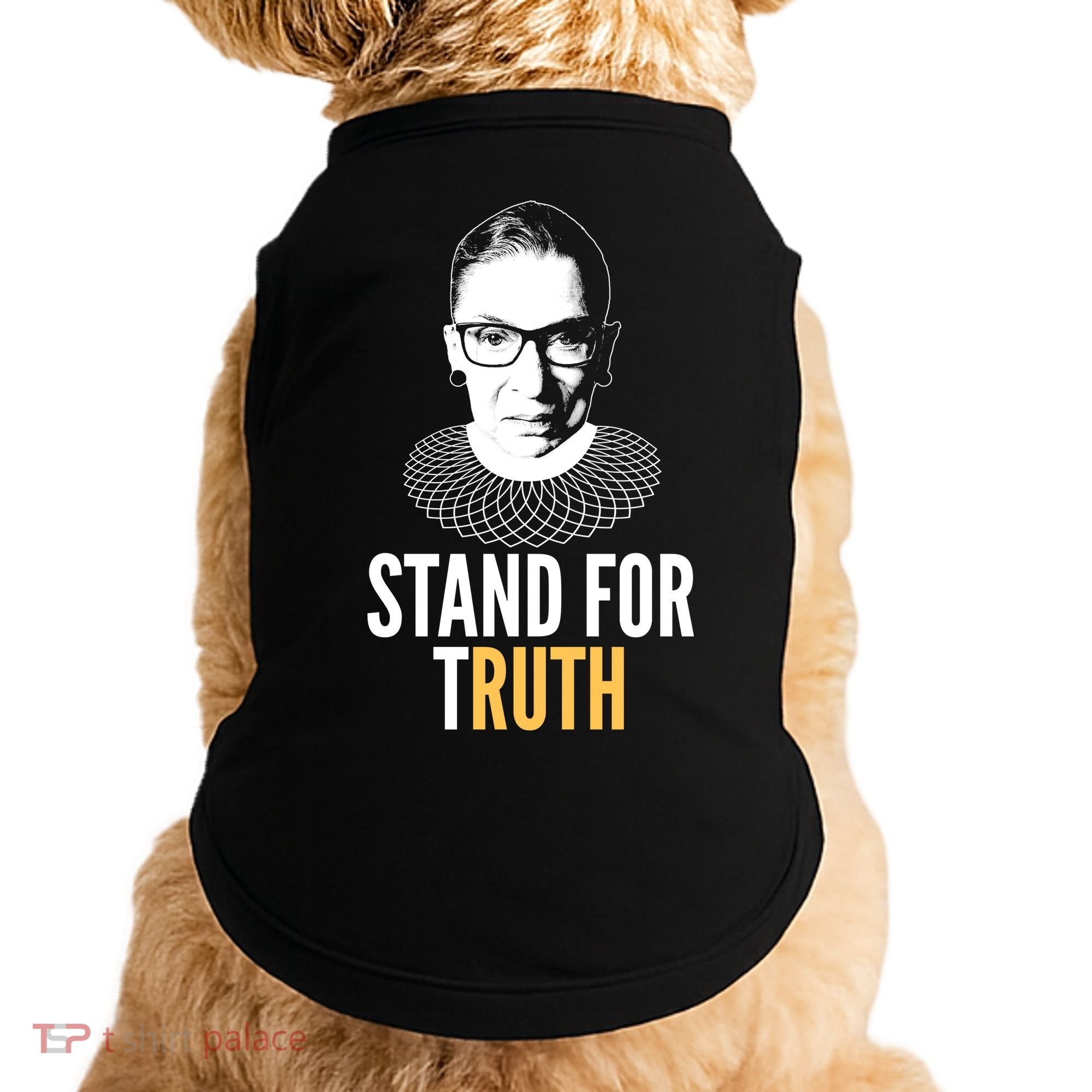 Stand For Truth Quote Ruth Bader Ginsburg Tribute Doggie Tank