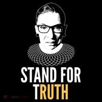 Stand For Truth Quote Ruth Bader Ginsburg Tribute USA-Made Doggie Bandana thumb 2