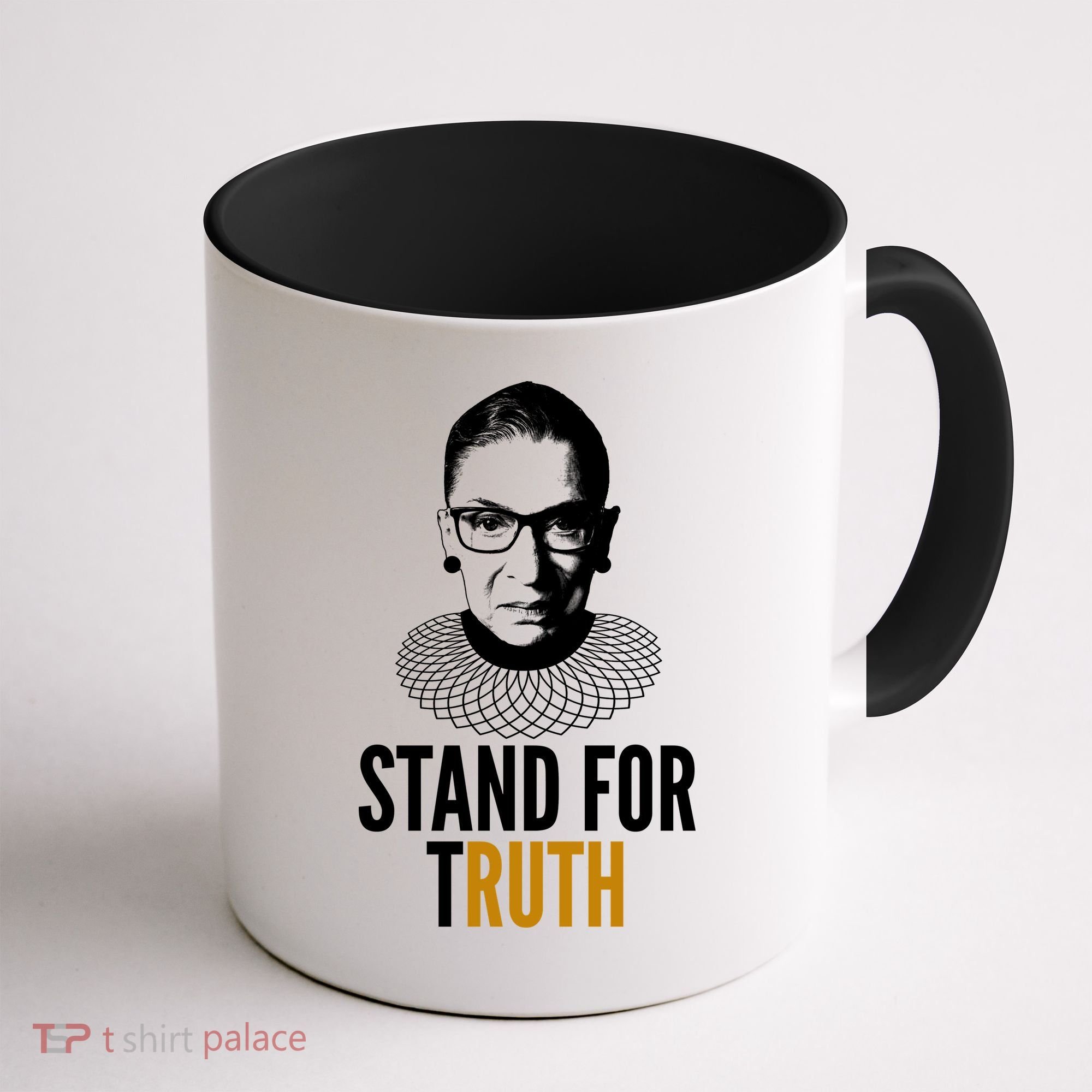 Stand For Truth Quote Ruth Bader Ginsburg Tribute Coffee Mug