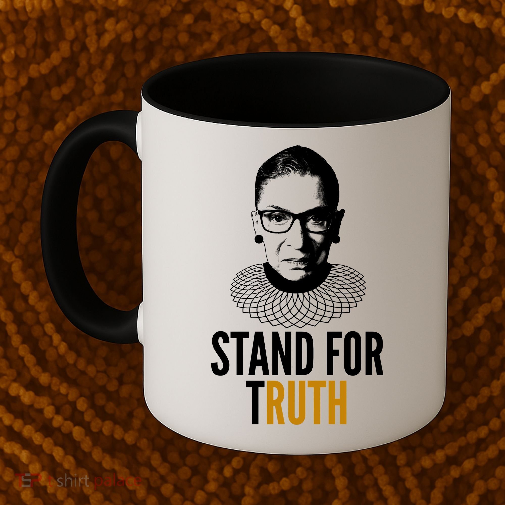 Stand For Truth Quote Ruth Bader Ginsburg Tribute Coffee Mug