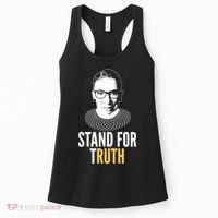 Stand For Truth Quote Ruth Bader Ginsburg Tribute Women's Tank Top thumb 0