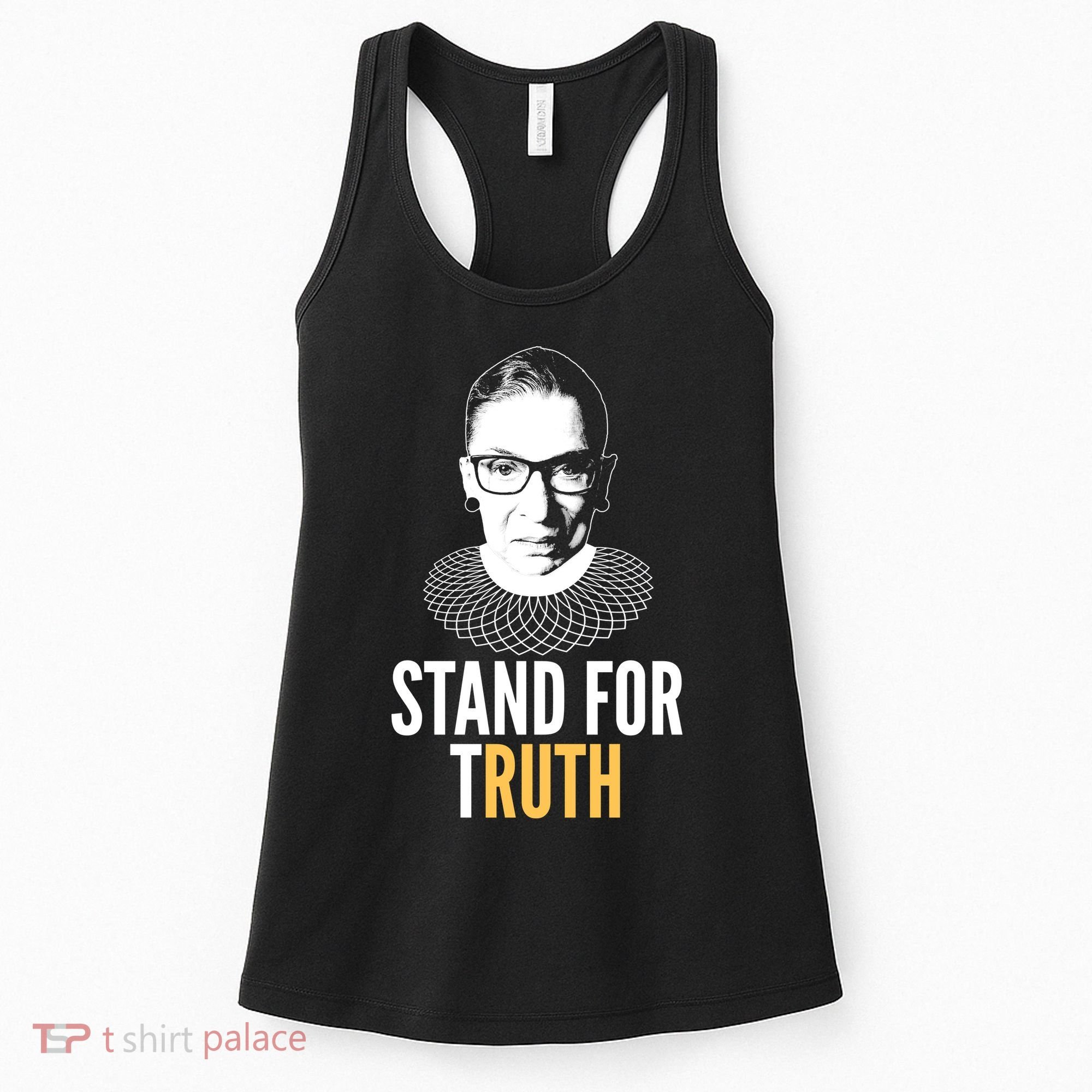 Stand For Truth Quote Ruth Bader Ginsburg Tribute Women's Tank Top