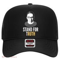 Stand For Truth Quote Ruth Bader Ginsburg Tribute Hat thumb 0